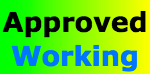 APPROVED WORKING